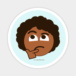 Noiremoji Hmm Magnet